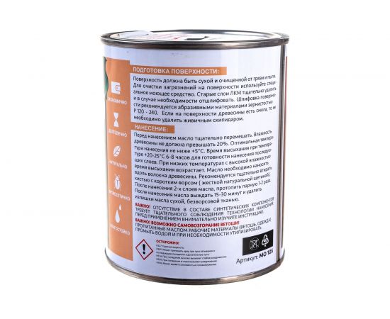 Масло для полков Mighty Oak 0.75 л MO105 – изображение 5