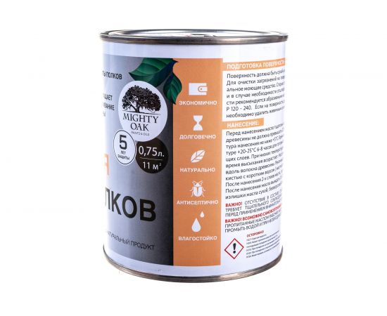 Масло для полков Mighty Oak 0.75 л MO105 – изображение 6
