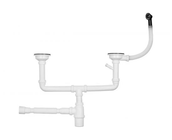 Кухонная мойка из нержавеющей стали WISENT 7843-S 78x43 см, с раздвижным коландером WS37843-S/W302644/W405A/WGER011 – изображение 8