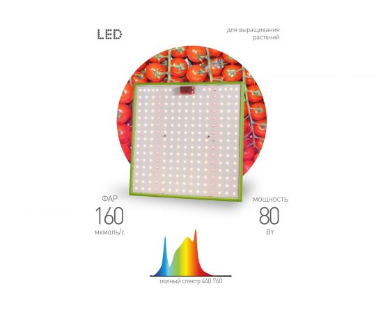 Светодиодный фитопрожектор для растений ЭРА FITO-80W-LED-QB Quantum board, Б0053285 – изображение 10