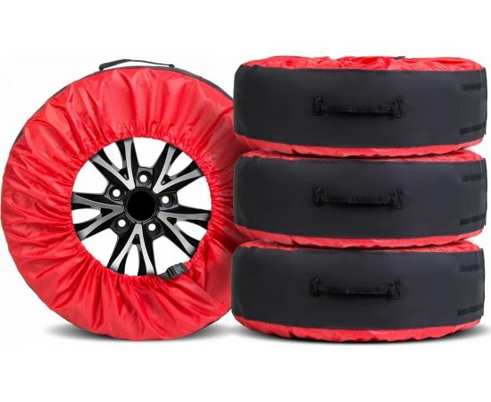 Чехлы для хранения автомобильных колес AutoFlex 4 шт., размер от 15” до 20”, цвет черный 80303 