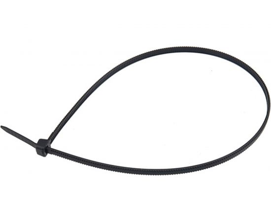 Нейлоновая хомут-стяжка с тройным замком REXANT 500x7,6 мм, черная, упаковка 100 шт. 67-0503 
