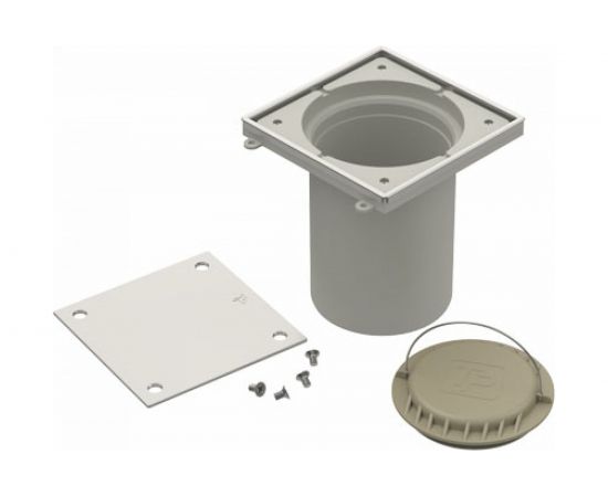 Лючок прочистка/ревизия Татполимер ТП-98.100 с пробкой и крышкой DN110 29897 