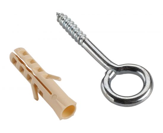 Петля-шуруп ЕВРОПАРТНЕР Zn L16 х d3,9 x O8 мм 2шт. 13 0645 1 