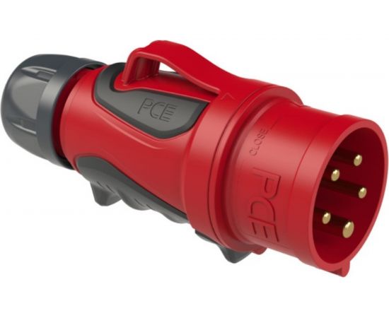 Кабельная вилка PCE 16А 380V 3P+N+E IP44 GRIP 0153-6 