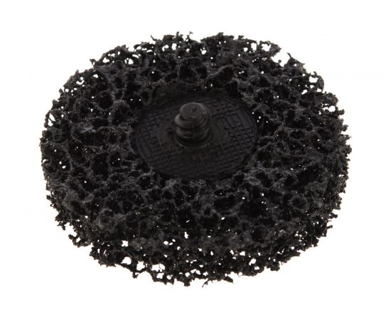 Круг для снятия ржавчины чёрный (75 мм; крепление Roloc) Русский Мастер РМ-70211 