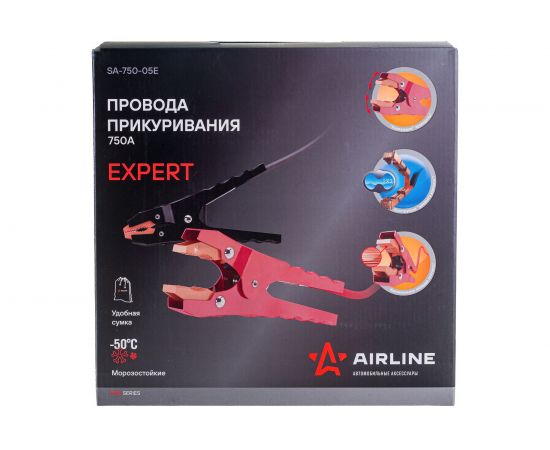 Провода прикуривания Airline EXPERT SA-750-05E 750А, 5м, 12/24В – изображение 14