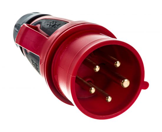 Кабельная вилка PCE 16А 380V 3P+N+E IP44 GRIP 0153-6 – изображение 2
