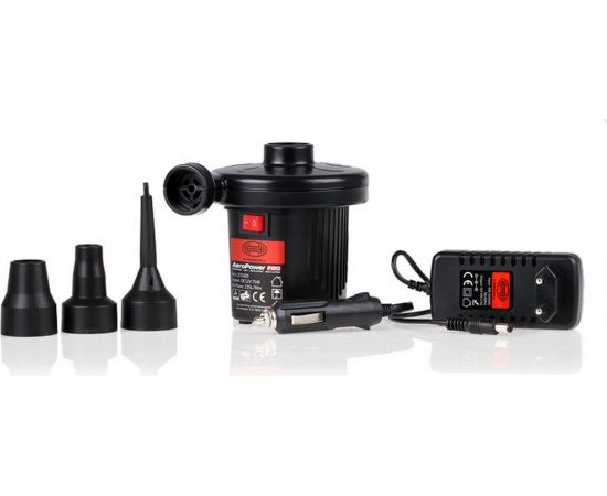 Насос для кемпинга Heyner 12 В, 230 В при питании от розетки, 235 л/мин, 3 адаптера, 211200 – изображение 2