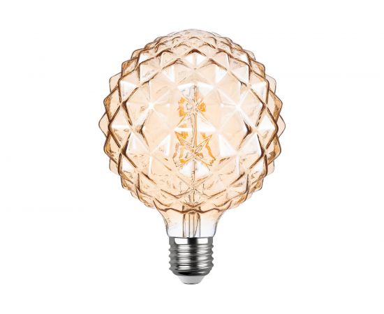 Светодиодная лампа REV VINTAGE GOLD FILAMENT колба "Кристалл" шар, G125, E27, 5W, 2200K, DECO Premium, 32449 2 – изображение 2