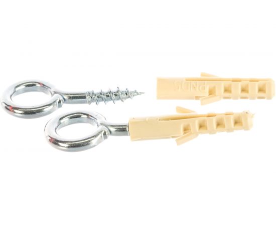 Петля-шуруп ЕВРОПАРТНЕР Zn L16 х d3,9 x O8 мм 2шт. 13 0645 1 – изображение 2