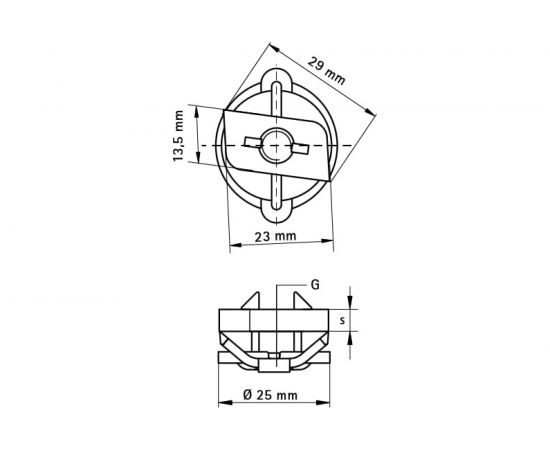 Монтажная гайка Walraven BIS RapidRail, M8, оцинкованная сталь 6513108 – изображение 2