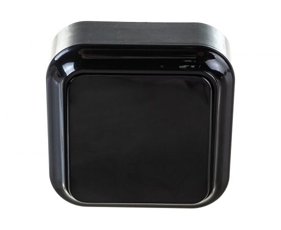 Выключатель Bylectrica 1-клавишная, открытая установка, 6А, серия ПРАЛЕСКА, А16-131 черный – изображение 2