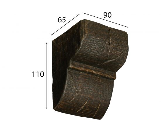 Консоль для балки Cosca Decor 90x60 мм, венге СПБ029110 – изображение 2