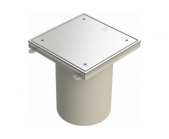 Лючок прочистка/ревизия Татполимер ТП-98.100 с пробкой и крышкой DN110 29897 – изображение 3