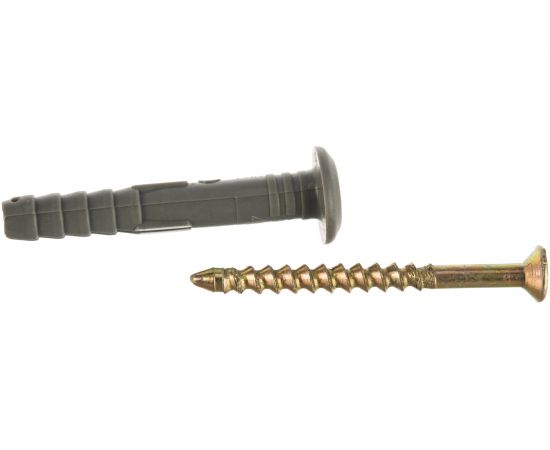 Дюбель-гвоздь с грибовидным бортиком Качественный Крепеж 6х40 40 шт 0200631 КЧ – изображение 3