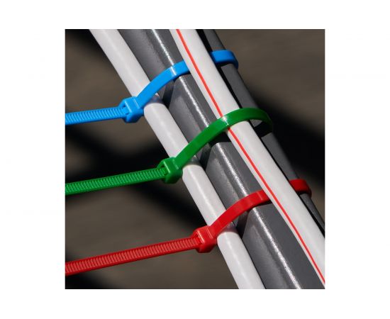 Хомут REXANT nylon 200x4.0 мм 25 шт цветные 07-0208-25 – изображение 3