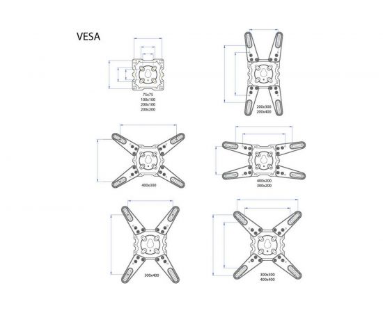 TV кронштейн Kromax ATLANTIS 40 white 20216 – изображение 3