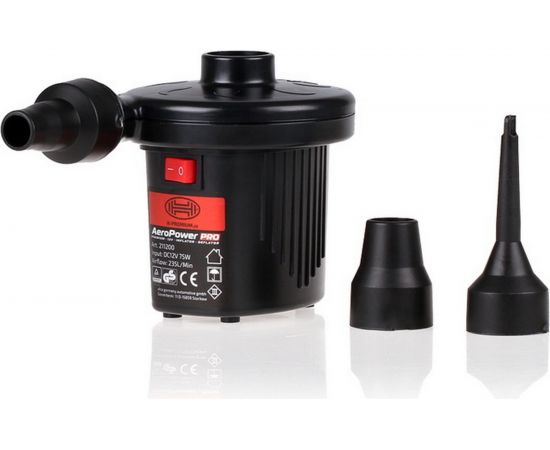 Насос для кемпинга Heyner 12 В, 230 В при питании от розетки, 235 л/мин, 3 адаптера, 211200 – изображение 3