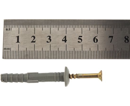 Дюбель-гвоздь с грибовидным бортиком Качественный Крепеж 6х40 40 шт 0200631 КЧ – изображение 4