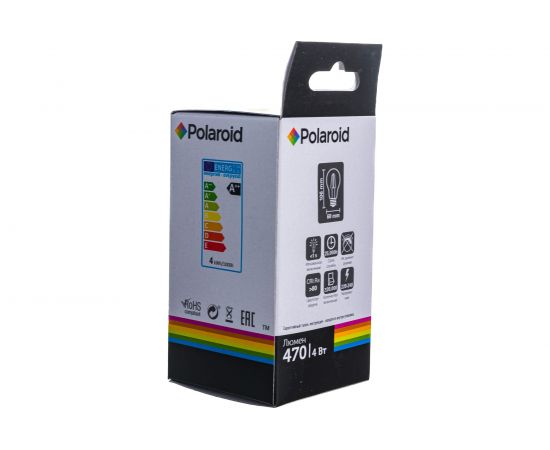 Светодиодная лампа Polaroid 220V FIL A60 4W 4000K E27 470lm PL-A60F4274 – изображение 4