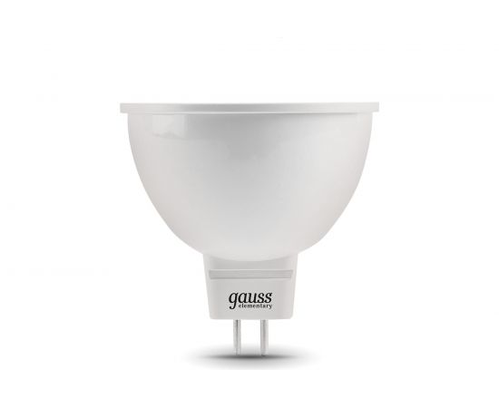 Лампа Gauss LED Elementary MR16 GU5.3 5.5W 2700К 1/40 3 лампы в упаковке SQ13516T – изображение 4