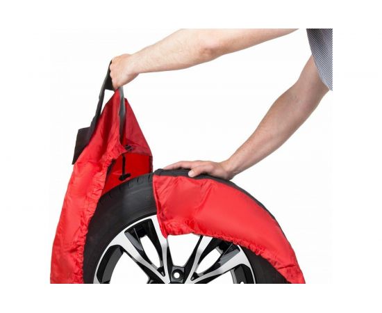 Чехлы для хранения автомобильных колес AutoFlex 4 шт., размер от 15” до 20”, цвет черный 80303 – изображение 4