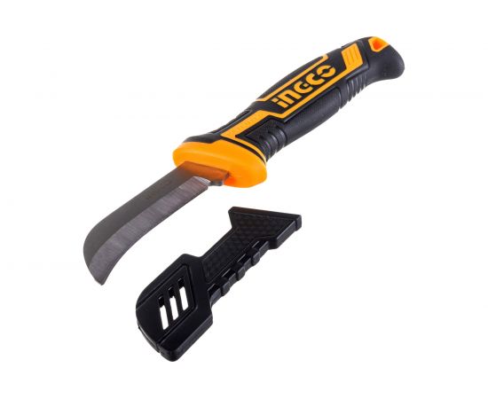 Изогнутый нож монтажника INGCO 200 мм HPK82001 – изображение 4