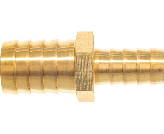 Адаптер соединитель шлангов ёлочка (19 - 12 мм; латунь) QUATTRO ELEMENTI 771-930 – изображение 4