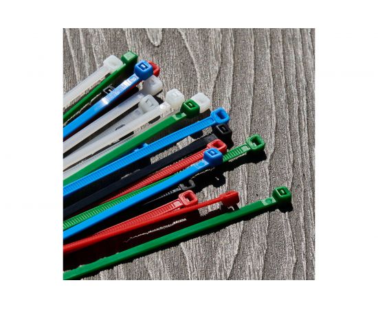 Хомут REXANT nylon 200x4.0 мм 25 шт цветные 07-0208-25 – изображение 4