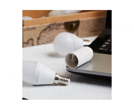 Пластиковый термостойкий подвесной патрон REXANT Е14 белый 11-8822 – изображение 5