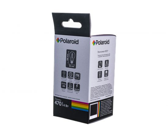Светодиодная лампа Polaroid 220V FIL A60 4W 4000K E27 470lm PL-A60F4274 – изображение 5