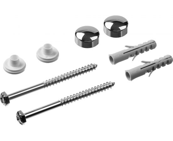 Набор для крепления унитазов Зубр цвет хром 44211 