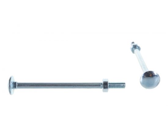 Болт с п.кр. гол. и кв.подголовком, с гайкой ЕВРОПАРТНЕР DIN603 Zn M6х90 10шт. 6 0528 2 