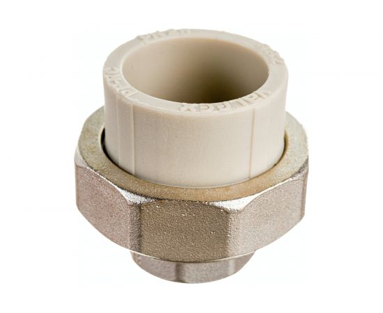 Комбинированная муфта VALFEX PP-R серая, разъем 32х3/4 дюйма ВР 10155220Г 127-1035 