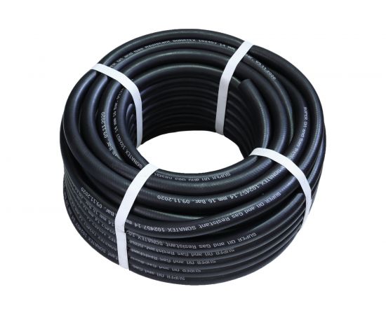 Шланг гладкий маслобензостойкий (14х23 мм; 1.6 МПа; 30 м) Sonatex 102457 