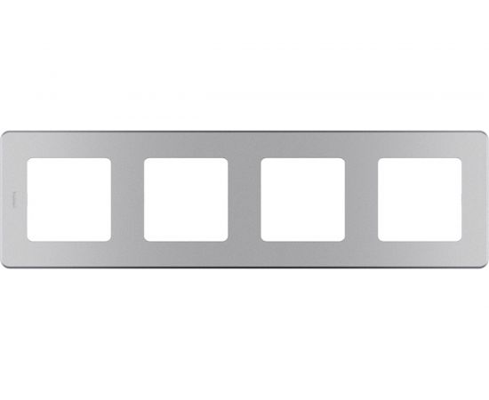 Рамка Legrand - 4 поста - INSPIRIA - алюминий 673962 