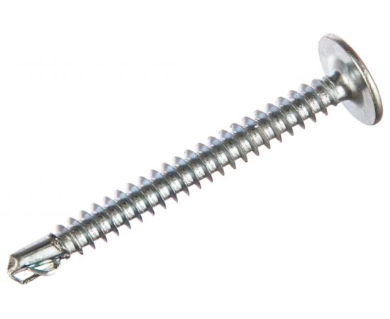 Оцинкованный саморез по металлу с прессшайбой КрепСтройГрупп 4,2х41 сверло, 150 шт. 145344 