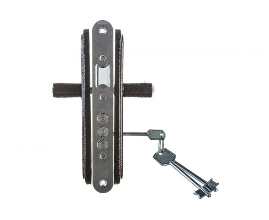 Врезной замок ЗЕНИТ Омега-ЗВ9.1-03 коричневый эконом 23115 