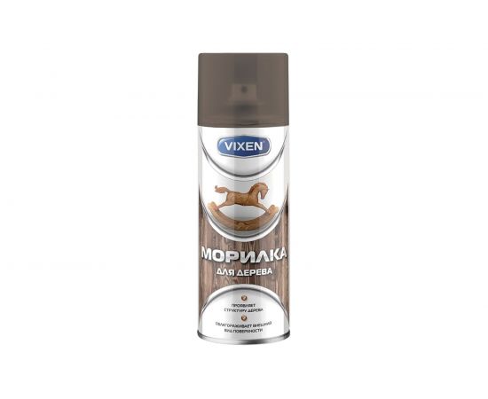 Морилка для дерева Vixen темно-серый, аэрозоль 520 мл VX-91002 