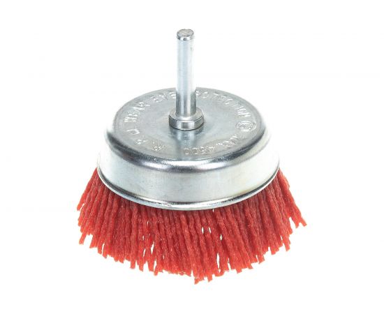 Щетка чашка нейлоновая (75х6 мм) для дрели SKRAB 35324 