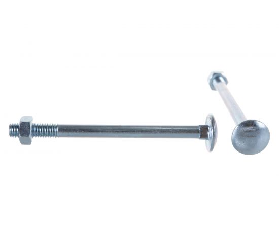 Болт с п.кр. гол. и кв.подголовком, с гайкой ЕВРОПАРТНЕР DIN603 Zn M8х100 6шт. 6 0537 3 