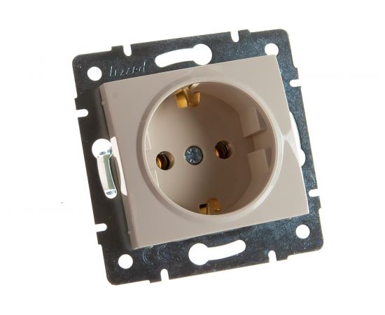 Розетка LEZARD KARINA с/ з ПБТ крем 707-0388-122В 