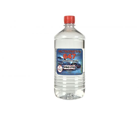 Растворитель PRO.STO 647, 1 л ТУ 2319-001-17517581-2013 003-00002 