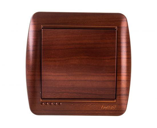 Выключатель Lezard DEMET махагон 711-0500-100 