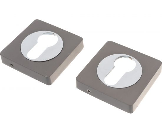 Накладка на цилиндр к ручкам BK AL 02 (матовый чёрный никель) PUERTO ET AL 02 MBN – изображение 2