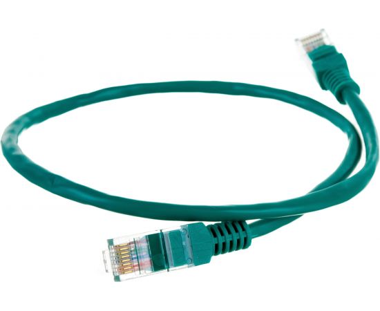 Патч-корд ExeGate UTP-RJ45-RJ45-5e-0,5M-GN, UTP, cat.5e, 0.5м, зеленый 258383 – изображение 2