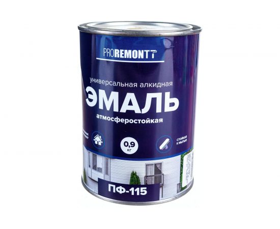 Эмаль PROREMONTT ПФ-115 слоновая кость RAL 1015, 0.9 кг Лк-00009791 – изображение 2