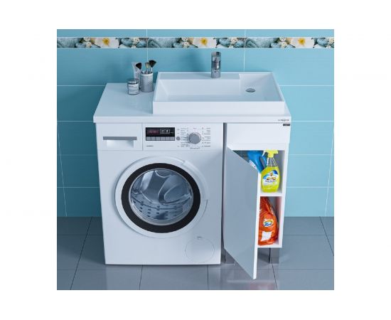 Тумба напольная СаНта Марс 29 под умывальник над стиральной машиной Юпитер 90х50 700290 – изображение 2