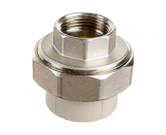 Комбинированная муфта VALFEX PP-R серая, разъем 32х3/4 дюйма ВР 10155220Г 127-1035 – изображение 2